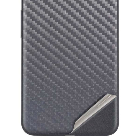 Silver Carbon Fiber Specialty Texture Material Google Pixel 4a 5G Skin